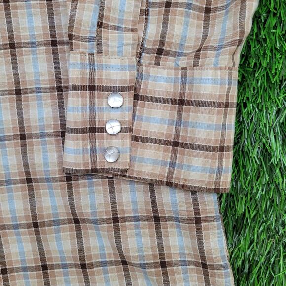 Vintage Big-Mac Pearl Button Shirt 2XL 27x31 Western Plaid - Picture 4 of 11